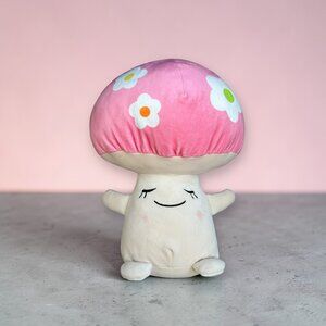 Way To Celebrate 12" Plush Easter Pink Mushroom Character Stuffed Toy Or Gift